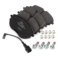 DELPHI Bremsscheiben + Bremsbel&auml;ge + Sensor f&uuml;r VW Multivan Transporter T6 PR-2E4 vorne