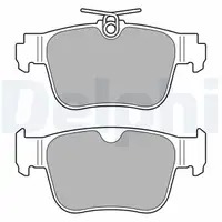 DELPHI Bremsscheiben + Bel&auml;ge f&uuml;r VW Golf 8 GTI/R AUDI S3 8Y CUPRA Formentor Leon hinten