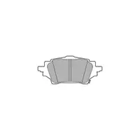 DELPHI LP3608 Bremsbel&auml;ge f&uuml;r TOYOTA C-HR _X1_ COROLLA _E21_ YARIS _P21_ hinten