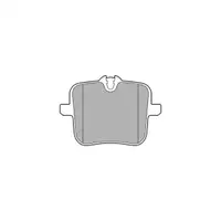 DELPHI LP3617 Bremsbel&auml;ge f&uuml;r BMW 5er F90 M5 7er G11 G12 750i 8er G14 G15 G16 X5 X6 hinten