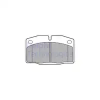 DELPHI LP415 Bremsbel&auml;ge f&uuml;r OPEL Ascona B C Corsa A Kadett D E Manta A B Vectra A vorne