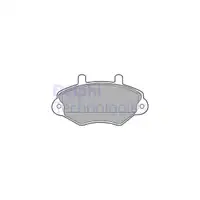 DELPHI LP767 Bremsbel&auml;ge Bremskl&ouml;tze f&uuml;r FORD Transit/Tourneo 15 Zoll bis 08.1998 vorne