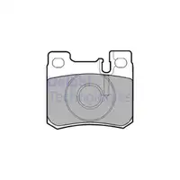 DELPHI Bremsscheiben + Bremsbeläge + Sensor für MERCEDES 190 W201 W124 mit ASR hinten