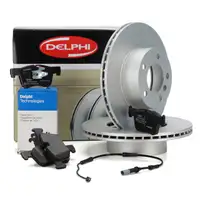 DELPHI Bremsscheiben + Bel&auml;ge + Wako f&uuml;r BMW F20 F21 3er F30-34 ohne M-Technik vorne