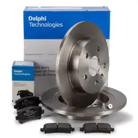 DELPHI Bremsscheiben + Bremsbel&auml;ge f&uuml;r OPEL Insignia A 16 Zoll POC J60 hinten