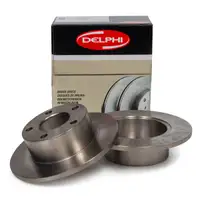 DELPHI BG2746 Bremsscheiben Satz f&uuml;r VW Passat B5 B5.5 AUDI 100 A6 SKODA Superb 1 hinten