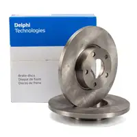 DELPHI BG2749 Bremsscheiben Satz f&uuml;r AUDI A4 B5 100 A6 C4 vorne 4A0615301B