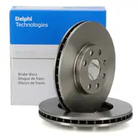 DELPHI BG3659 Bremsscheiben Satz f&uuml;r OPEL Corsa C Combo Meriva A Tigra B vorne