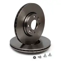 DELPHI Bremsscheiben f&uuml;r RENAULT CLIO 2 3 MEGANE 2 GRAND / MODUS TWINGO 2 vorne