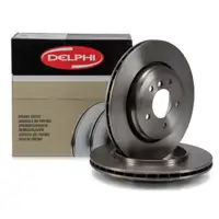 DELPHI BG3831 Bremsscheiben Satz f&uuml;r BMW 3er E46 330i 330xi 330d 330xd hinten