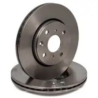 DELPHI BG3976 Brake Disc Set for CITROEN C1 1 2, PEUGEOT 107 108, TOYOTA Aygo B1 (front)