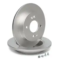 DELPHI Bremsscheiben + Bremsbel&auml;ge f&uuml;r KIA Picanto 3 JA hinten