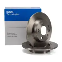 DELPHI BG3026 Bremsscheiben Satz für VW Sharan 7M FORD Galaxy WGR SEAT Alhambra 7V hinten