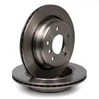 DELPHI BG3042 Bremsscheiben Satz f&uuml;r BMW 5er E39 525-540i 525d 30d hinten 34216767060