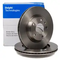 DELPHI BG3198 Bremsscheiben Satz f&uuml;r VW Passat B5 AUDI A4 B5 B6 B7 PR-1LZ/1ZJ vorne