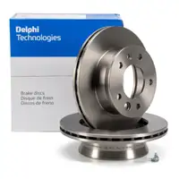 DELPHI Bremsscheiben Sat f&uuml;r MERCEDES Sprinter 901-904 VW LT 25-35/46 2 vorne