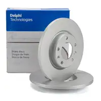 DELPHI BG4661C Bremsscheiben Satz f&uuml;r CITROEN DS OPEL PEUGEOT TOYOTA hinten