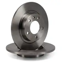 DELPHI BG4675 Bremsscheiben Satz f&uuml;r OPEL Adam 1.4 S Corsa D E 16 Zoll hinten