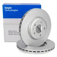 DELPHI BG4799C Bremsscheiben Satz f&uuml;r AUDI A4 B8 B9 A5 8T 8F F5 vorne 8W0615301T