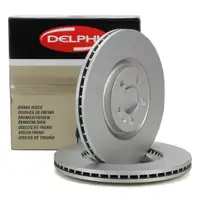 DELPHI Bremsscheiben Satz für VW Polo 6R 6C AUDI A1 8X SEAT Ibiza 4 vorne