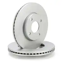 DELPHI Bremsscheiben + Bel&auml;ge f&uuml;r FORD Fiesta 7 MK7 1.0 EcoBoost 1.1 Ti-VCT 1.5 TDCi vorne