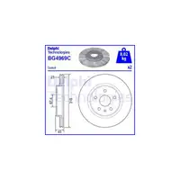 DELPHI Bremsscheiben + Bremsbel&auml;ge f&uuml;r OPEL Insignia B GSI mit 315mm Scheiben hinten