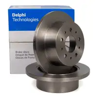 DELPHI BG4061 Bremsscheiben Satz f&uuml;r CITROEN Jumper FIAT Ducato 250_ PEUGEOT Boxer hinten