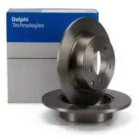 DELPHI BG4169 Bremsscheiben Satz f&uuml;r JEEP Compass MK49 18 Zoll Patriot MK74 mit ABS hinten