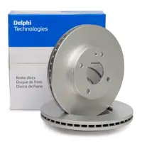 DELPHI BG4170C Bremsscheiben Satz f&uuml;r FORD Fiesta 6 MK6 KA+ vorne 1679853