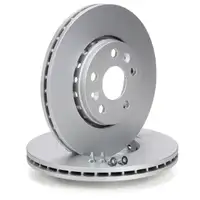 DELPHI BG4317C Bremsscheiben Satz für MERCEDES Citan W415 RENAULT Kangoo Megane 2 vorne