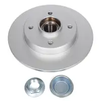 DELPHI Bremsscheiben Radlager Bel&auml;ge f&uuml;r CITROEN C3 3 OPEL Crossland PEUGEOT 2008 1 hinten