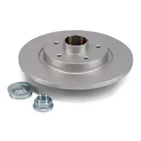 DELPHI Bremsscheiben + Radlager + Bremsbel&auml;ge f&uuml;r MERCEDES Citan 415 RENAULT Kangoo hinten