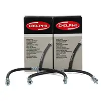 2x DELPHI Bremsschlauch Bremsleitung f&uuml;r CITROEN C1 PEUGEOT 107 TOYOTA Aygo _B1_ vorne