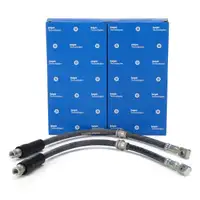 2x DELPHI Bremsschlauch Bremsleitung f&uuml;r OPEL Astra H Meriva B Zafira B ohne ESP vorne