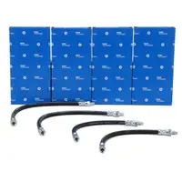 4x DELPHI Bremsschlauch f&uuml;r MERCEDES C-Klasse W202 C180-36AMG C200/220/250D vorne + hinten