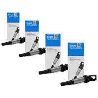 4x DELPHI GN10572-12B1 Zündspule für BMW CITROEN MINI PEUGEOT 4-Zylinder BENZINER