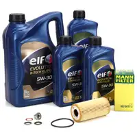 8L elf Evolution R-TECH ELITE 5W-30 Motor&ouml;l + MANN &Ouml;lfilter f&uuml;r RENAULT Master 3 2.3 dCi