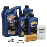 8L elf Evolution R-TECH ELITE 5W-30 Motor&ouml;l + ORIGINAL &Ouml;lfilter f&uuml;r RENAULT 3 2.3 dCi