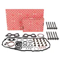 ELRING Zylinderkopfdichtungssatz + Schrauben f&uuml;r BMW F20/21 F30-34 F32-36 F10/11/07 X3 N47