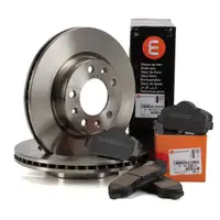 EUROREPAR Bremsen Set Bremsscheiben + Bremsbel&auml;ge f&uuml;r PEUGEOT 308 2/SW vorne