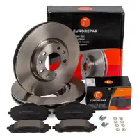 EUROREPAR Bremsscheiben + Bremsbel&auml;ge f&uuml;r OPEL Astra L PEUGEOT 308 2 3 vorne