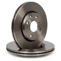 EUROREPAR Bremsscheiben + Bbel&auml;ge f&uuml;r CITROEN C1 1 2 EUGEOT 107 108 TOYOTA Aygo B1 vorne