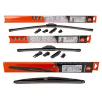 EUROREPAR Scheibenwischer Set für CITROEN Berlingo C3 2 PEUGEOT 1 Partner vorne + hinten