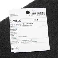 febi 09505 D&auml;mmmatte Motorhaubend&auml;mmung f&uuml;r MERCEDES W124 C124 A124 200-500/200-300 D