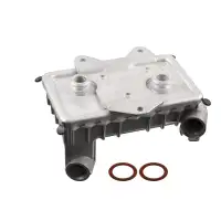 febi 103250 Oil Cooler + Gaskets for MERCEDES W202 W124 W210 OM604 OM605 OM606 6061800365