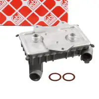 febi 103250 Oil Cooler + Gaskets for MERCEDES W202 W124 W210 OM604 OM605 OM606 6061800365