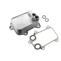 febi 103299 Ölkühler + Dichtungen für VW Golf 5 6 Passat Polo AUDI A3 8P 1.4 TSI 1.6 FSI