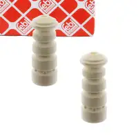 2x febi Anschlagpuffer Gummianschlag f&uuml;r VW Golf 2 3 Jetta 2 Vento 1H SEAT Toledo Hinten