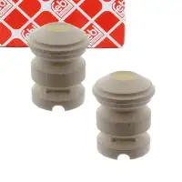 2x febi Anschlagpuffer Gummianschlag f&uuml;r BMW E30 E36 E28 E34 E39 E24 E32 E38 E65 E66 vorne