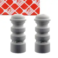 2x febi 18379 Anschlagpuffer Gummianschlag f&uuml;r VW Polo 6N 6V SEAT Ibiza 2 6K hinten